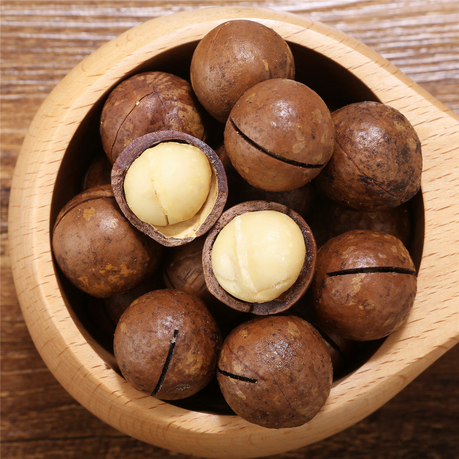 颗粒夏威夷整箱5斤奶油坚果仁1斤散装500g年货夏威夷果