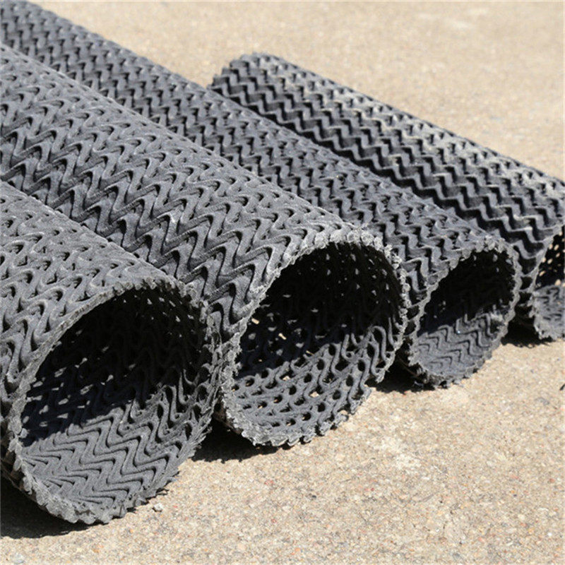 水管透水硬式市政绿化pe硬质渗水曲纹网状pe管