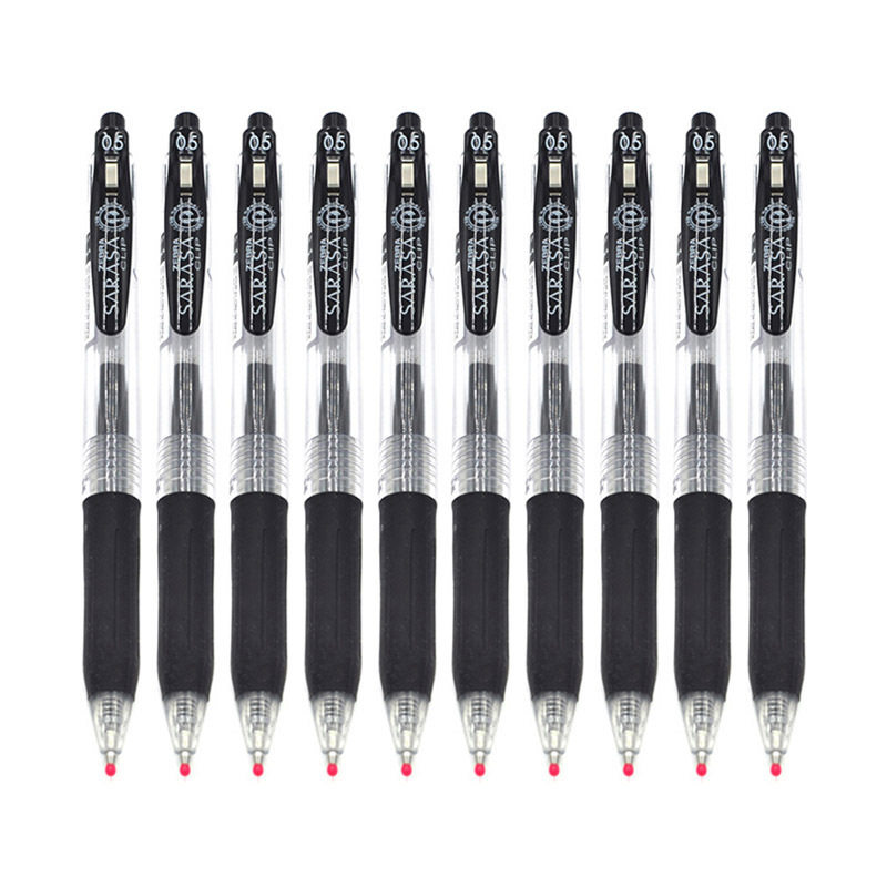 日本zebra斑马jj15中性水笔日系简约按动黑色中性笔