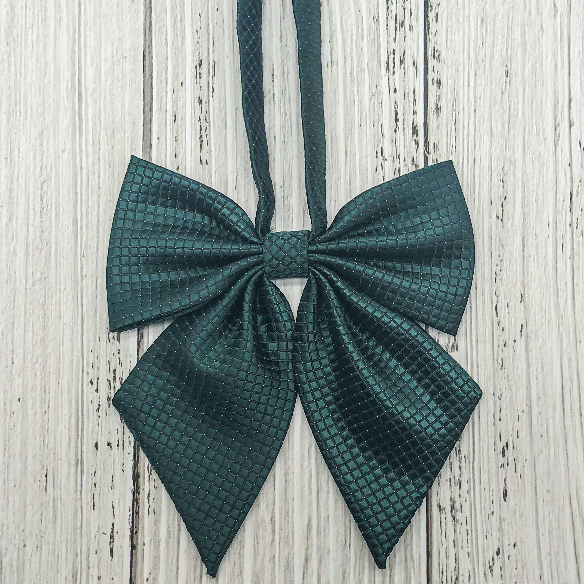 领结方格橘猫家的工作室羽根大方暗纹斜角jk领结