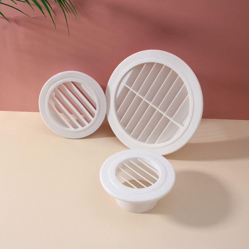 风口墙孔塑料圆形厨房外墙盖风油烟机防锈排风风口