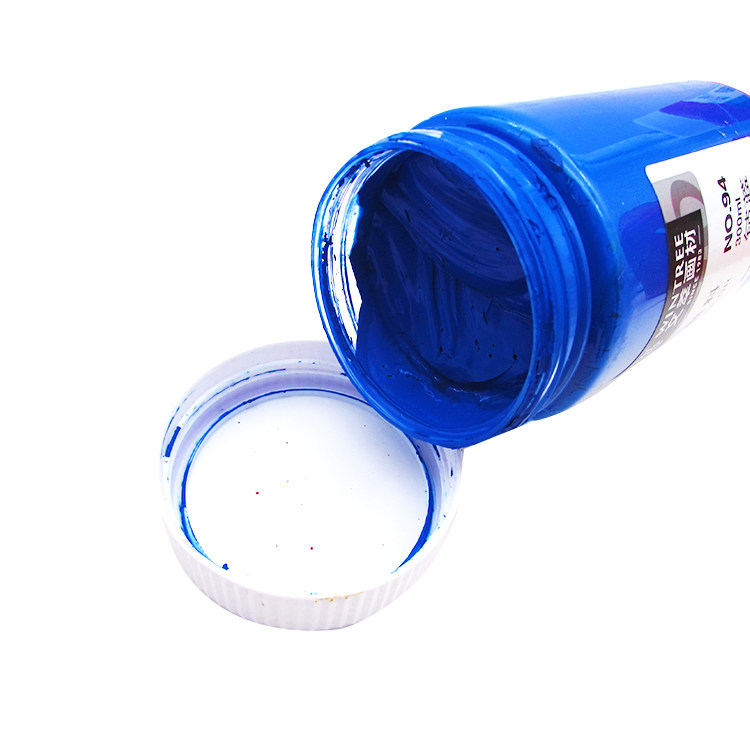 颜料浅灰考试黄考试蓝拿包邮300ml文萃柠檬白色水粉颜料