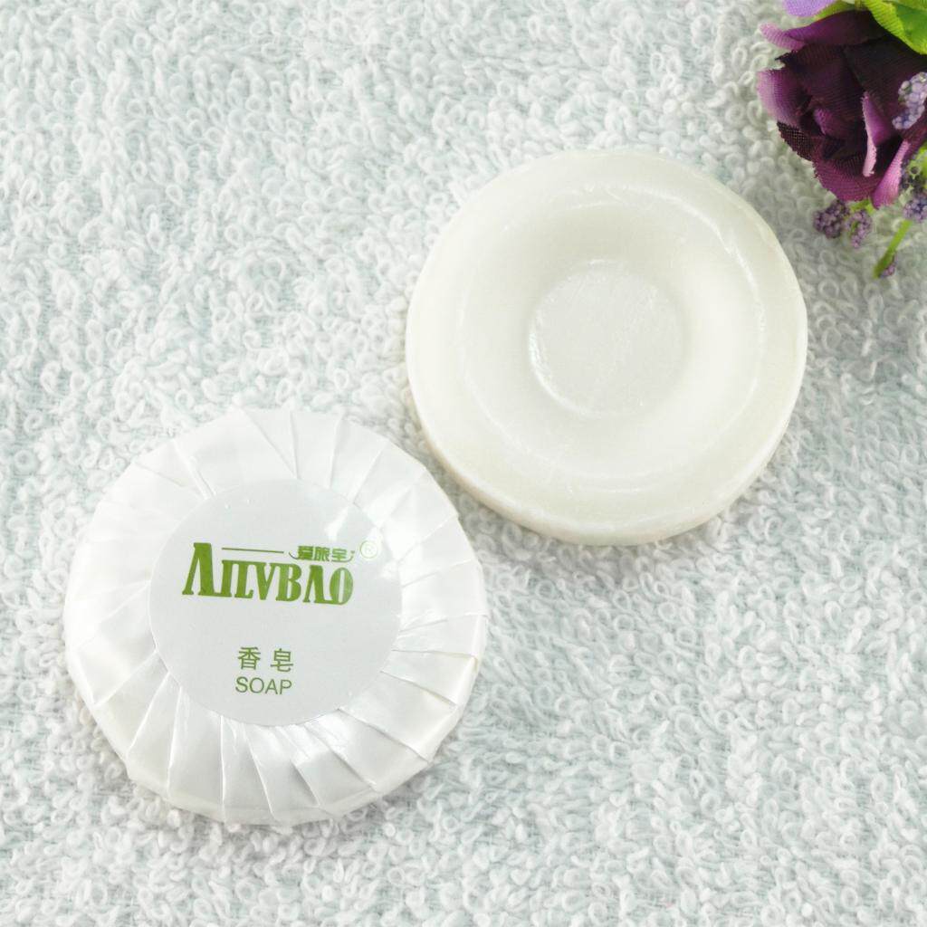 酒店用品一次性香皂清新香味宾馆客房便携旅行圆形香皂