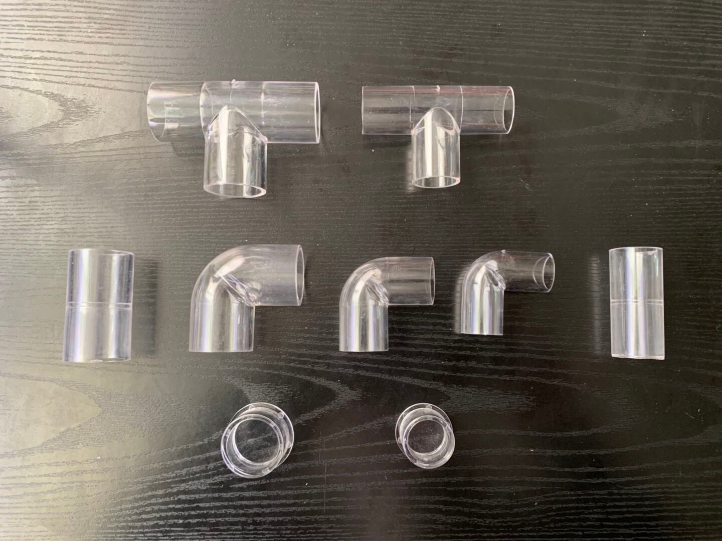 亚克力有机玻璃水族鱼缸配件三通弯头直接接管接头亚克力