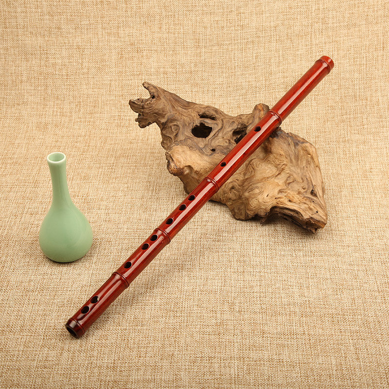 楚吟红木笛子紫檀檀木高档2节成人学生初学笛子