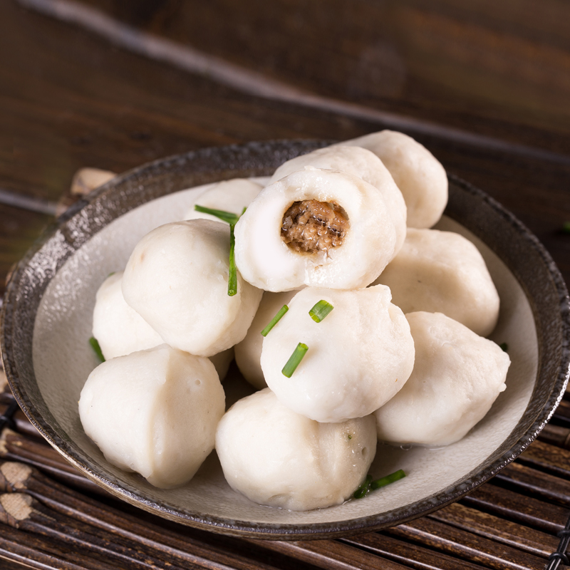 鱼丸福州手工福建特产包心大关东连江火锅冷冻鱼丸