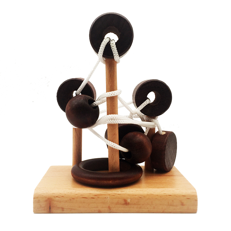 老年人健脑游戏益智玩具解绳解套老人专用无聊神器解锁