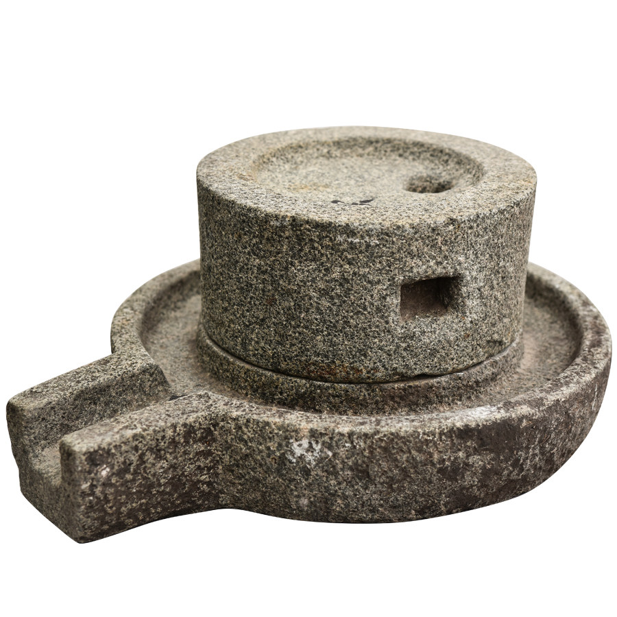 精品传统小石家用磨盘民间老石青石手工天然石雕