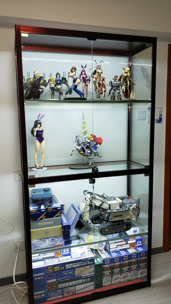 玻璃展示柜家用手办汽车模型展柜高达兵人商用展示柜