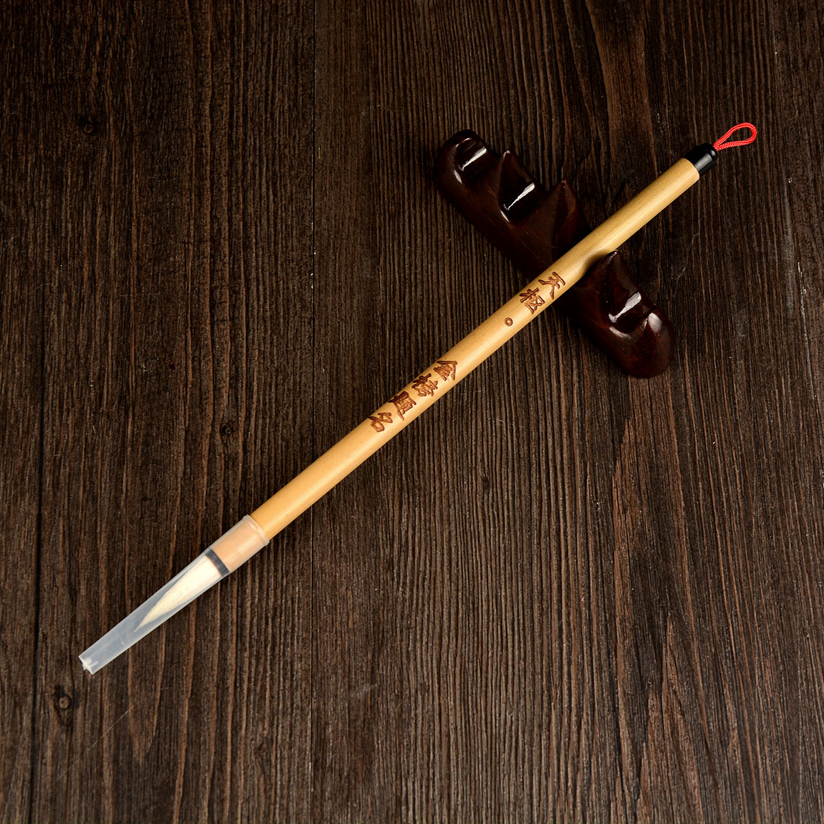 文昌笔架摆设客厅家居诗人水阁毛笔架木雕