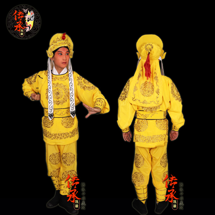 武生古装戏曲龙套兵衣男兵衣武将服装影视跑堂民族服装
