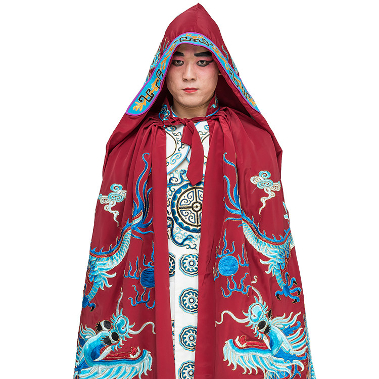 披风古装龙披风变脸川剧演出龙袍戏服皇帝服装民族服装