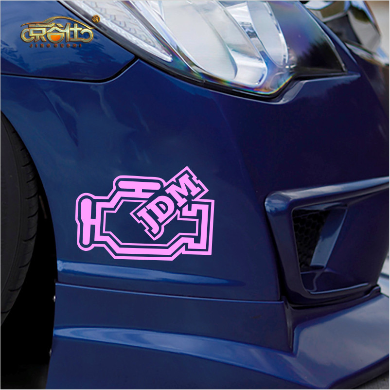 贴纸改装搭载引擎日规发动机移植jdm反光油箱汽车装饰贴