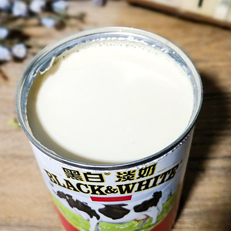 优惠券后52元,荷兰进口黑白淡奶400gx6罐全脂淡奶