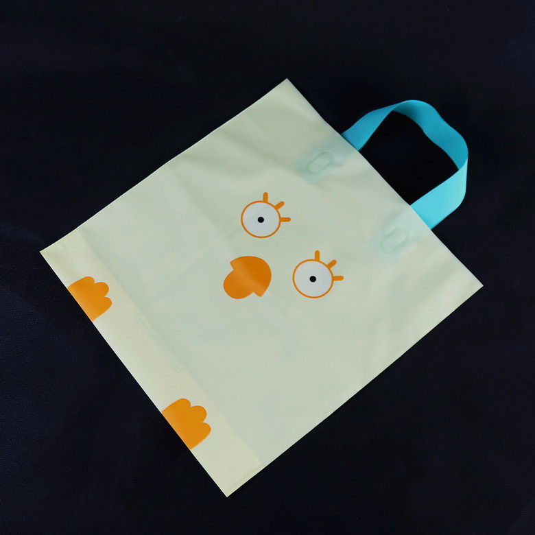 加厚大中小号卡通手提袋儿童服装店塑料袋装化妆品的袋子批发包邮