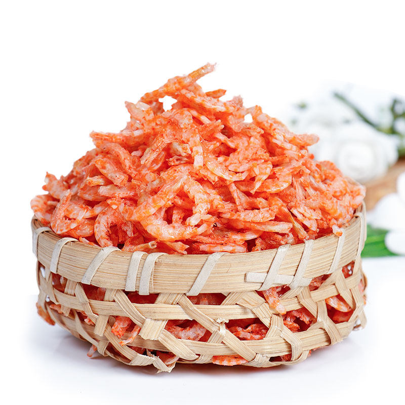 虾皮天然鲜红补钙宝宝即食水产海鲜日晒新鲜红虾皮