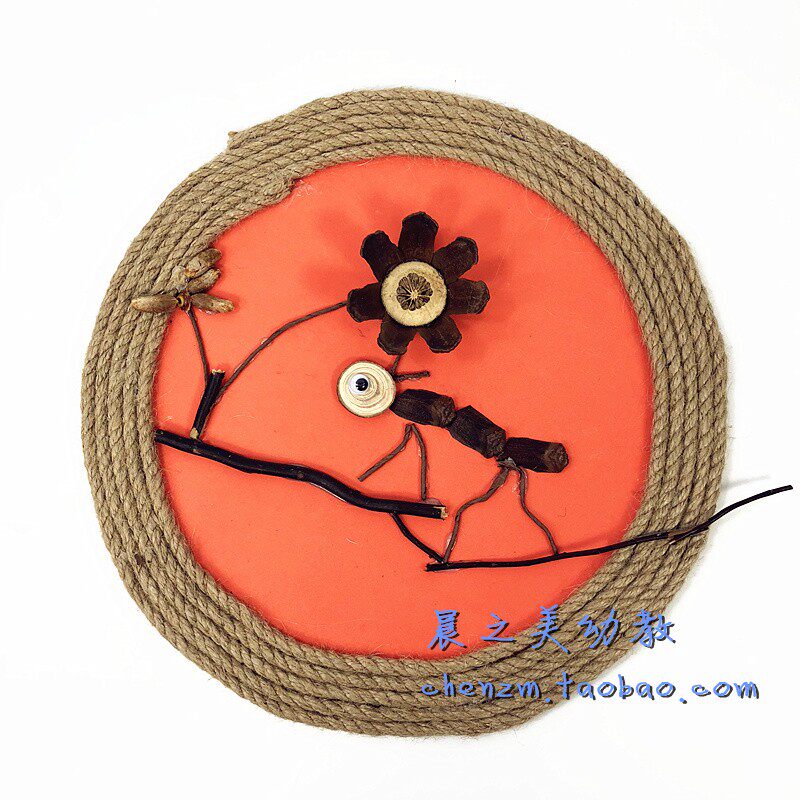 幼师口袋幼儿园墙面装饰走廊挂饰吊饰彩色麻绳空中吊饰