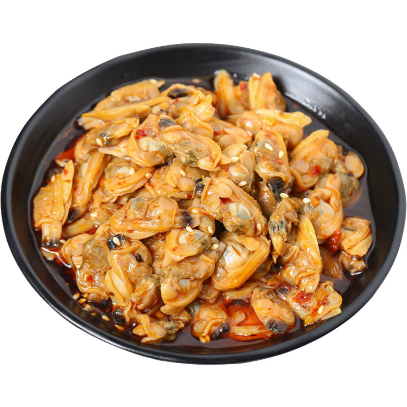 麻辣花蛤无沙品质解冻即食小吃凉菜日料前菜贝类制品