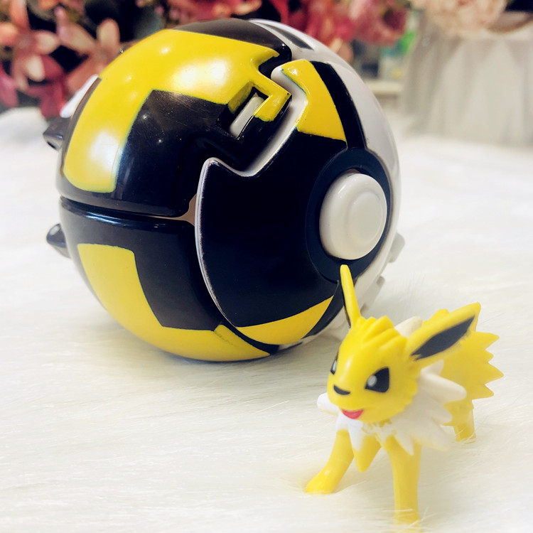 变形精灵神奇宝贝翻转爆裂球蛋公仔玩具宠物小精灵手办潮玩盲盒