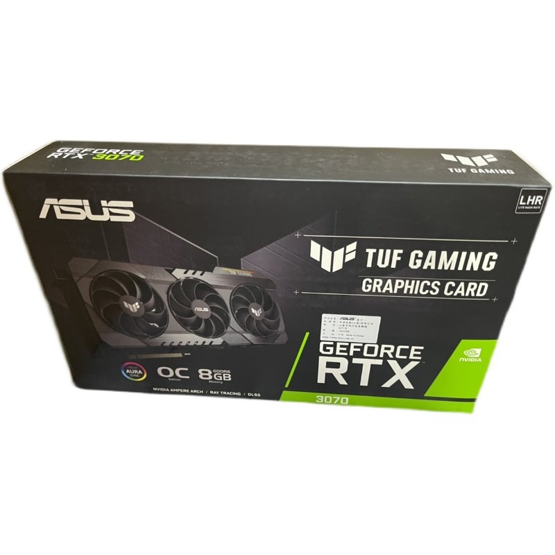 华硕tufrtx3070o8gv2lhr电竞特工吃鸡游戏台式机显卡算力显卡