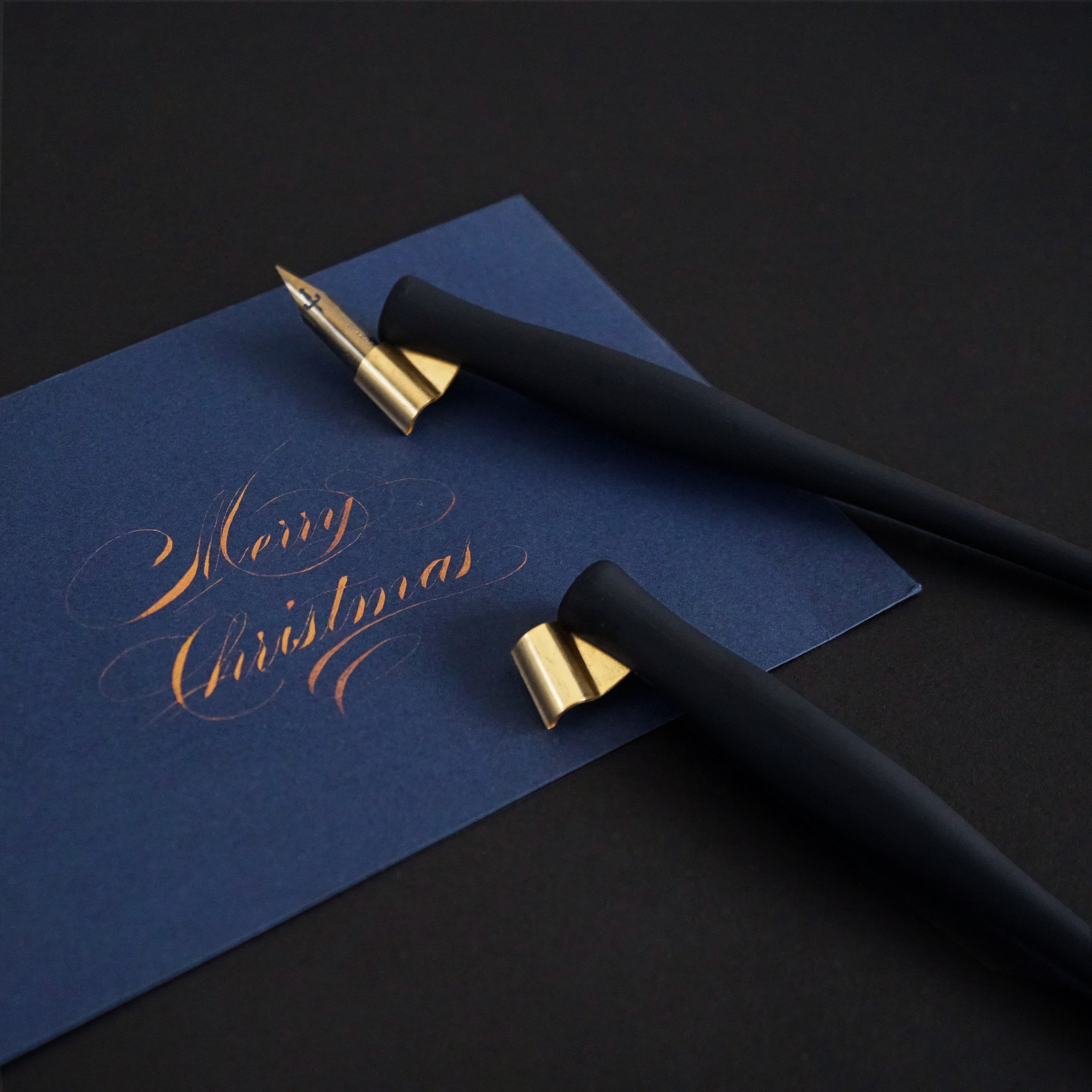 笔杆直斜两用水笔英文书法练字工具eser蘸水笔