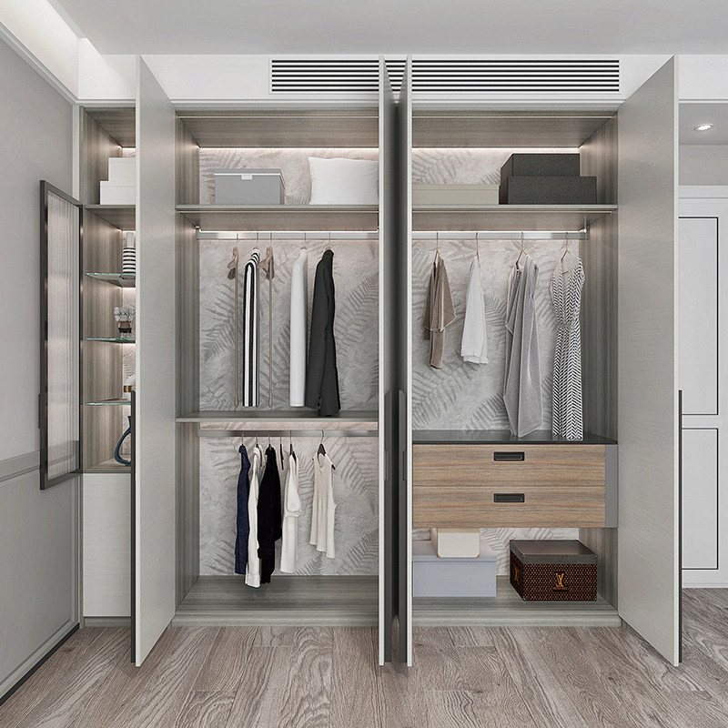 欧派全屋定制衣帽间定制整体衣柜柜子组合设计套餐定制整体衣帽间
