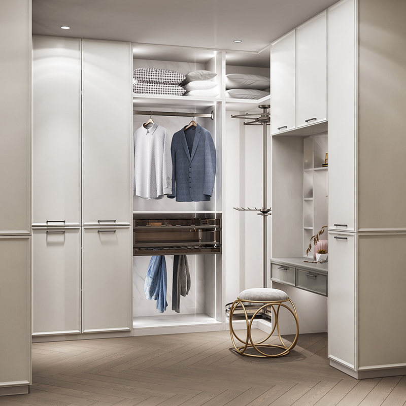 衣柜定金欧派全屋定制整体卧室走入衣帽间家装法式定制走入式衣柜