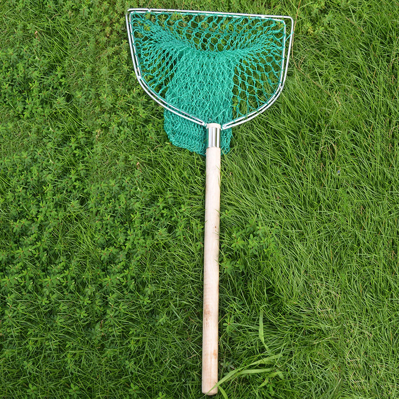 打鱼网捞鱼网兜抄网双边框渔网网兜超市卖鱼鱼网