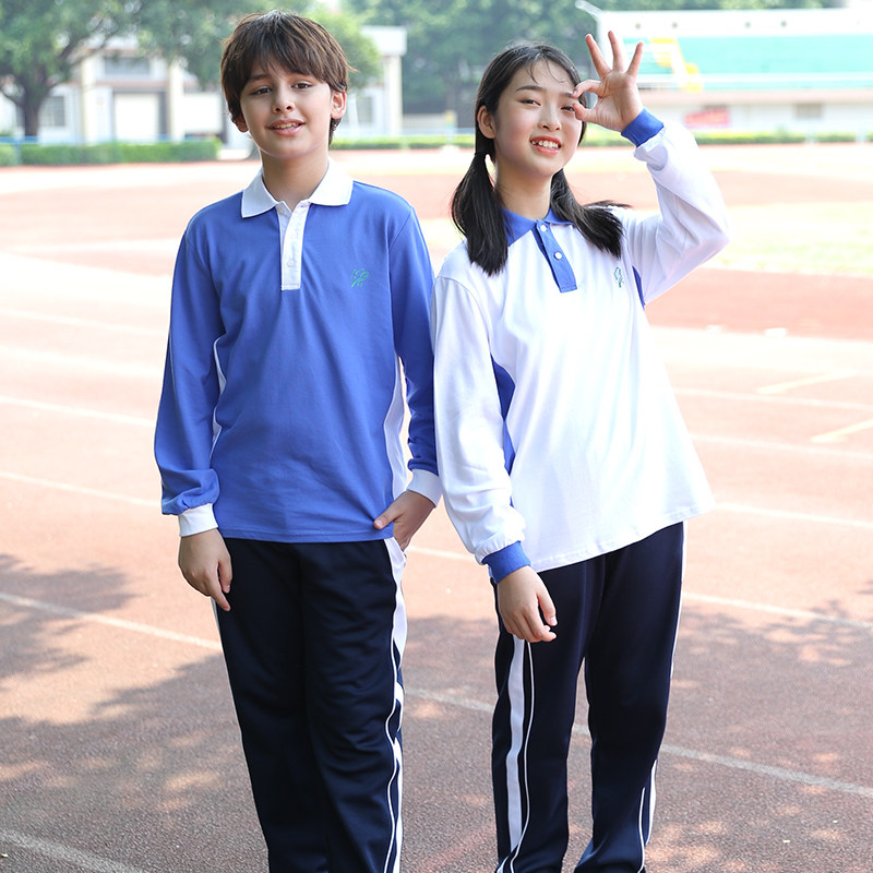 深圳校服中学生夏季套装初中统一速干男女长裤短裤长袖短袖夏装