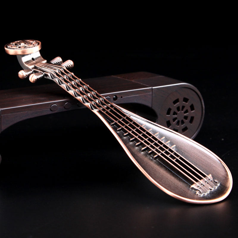 香炉遥控琵琶古琴音乐香插香器茶道摆件香具香薰炉