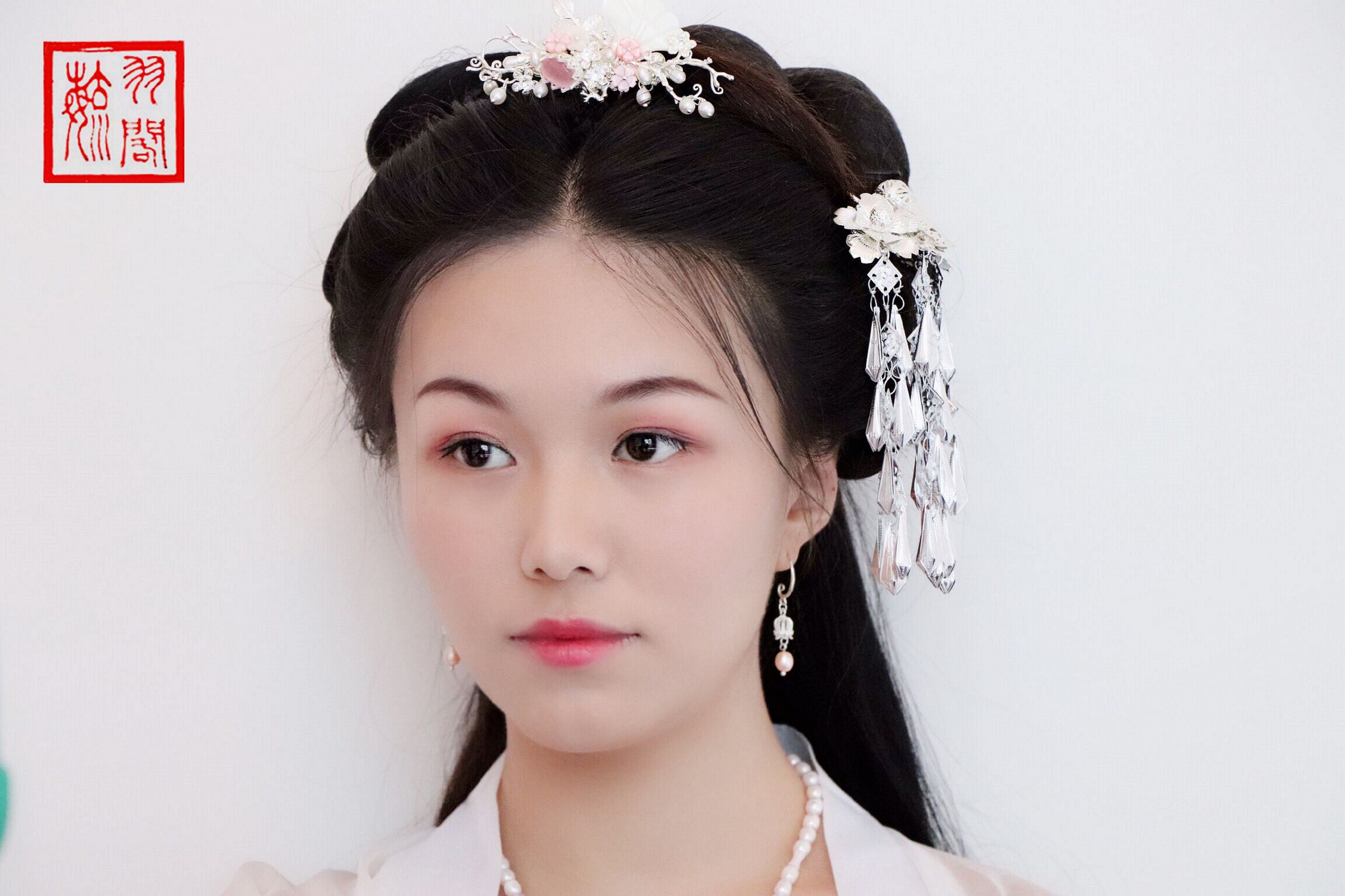 汉服步摇流苏长流民族风古装古风百搭配饰蝴蝶发饰