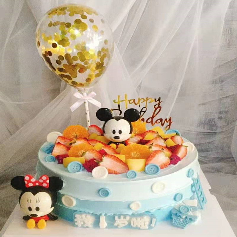 网红水果创意淡奶郁金香个性女朋友生日蛋糕全国同城新鲜生日蛋糕