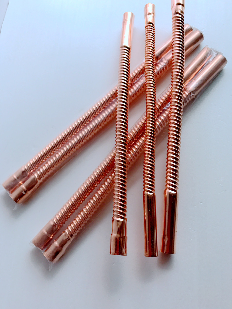 空调配件紫铜波纹管螺纹斜纹焊接连接管软管空调配件