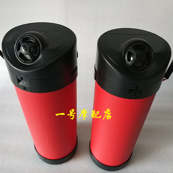 摩托车音响12V蓝牙防水低音炮双管炮摩托车电动车音响护杠炮保险 - 图0