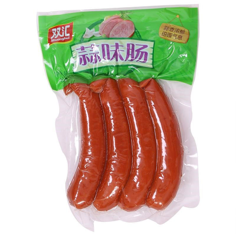 双汇蒜味香肠450g厨房配餐炒菜蒜香包装即食肠类