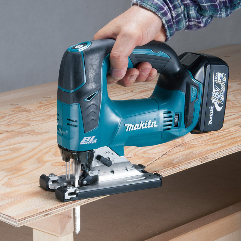 进口makita牧田djv182z锂电池充电式曲线18v手持木板电动曲线锯