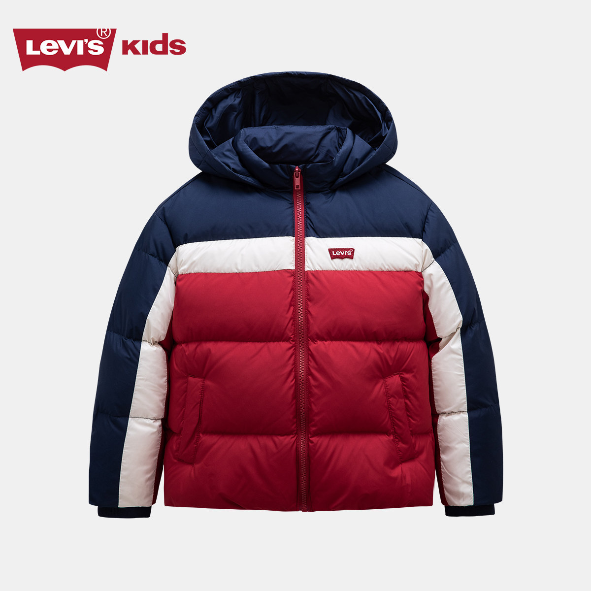 levis李维斯童装男童羽绒服加厚儿童2022新款冬季羽绒服