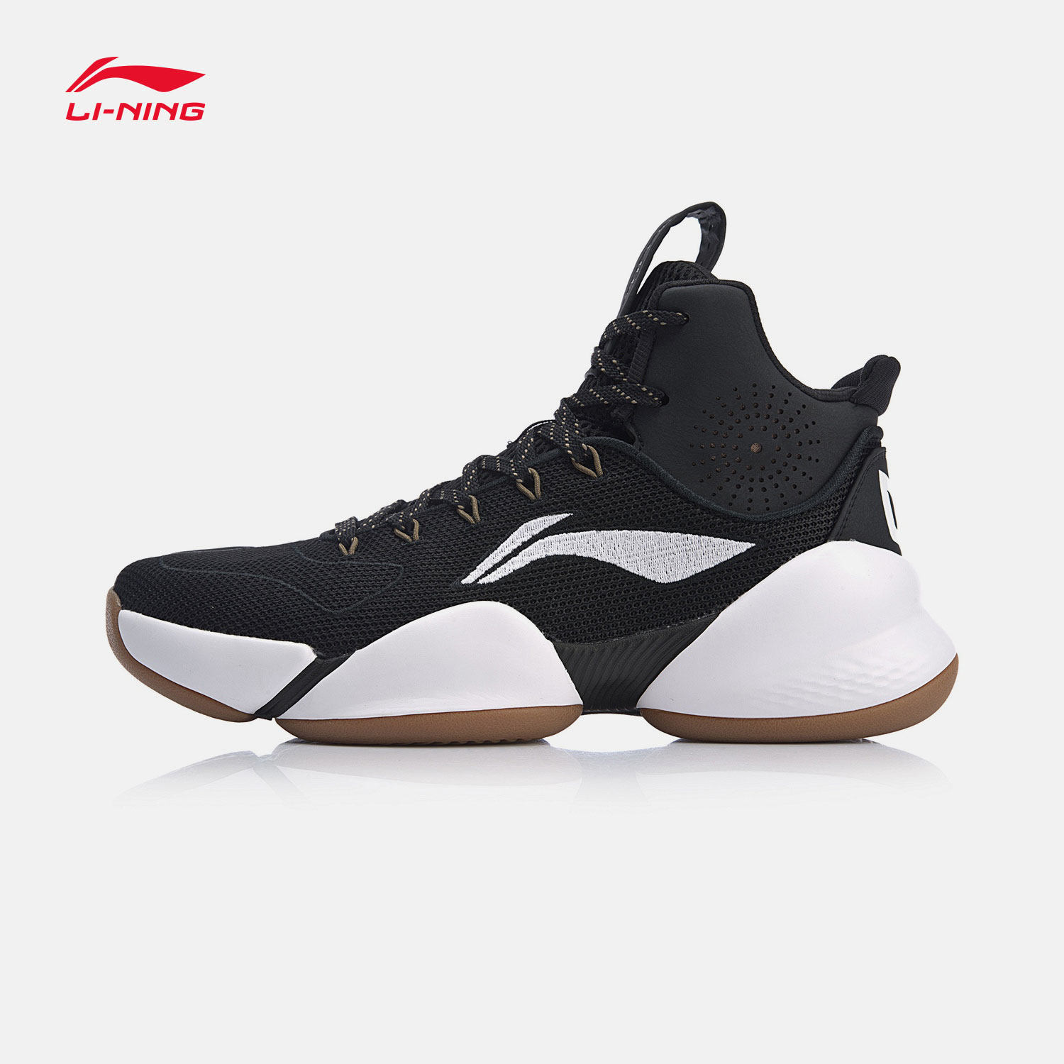 李宁篮球球鞋男鞋空袭5v新款减震耐磨防滑篮球鞋
