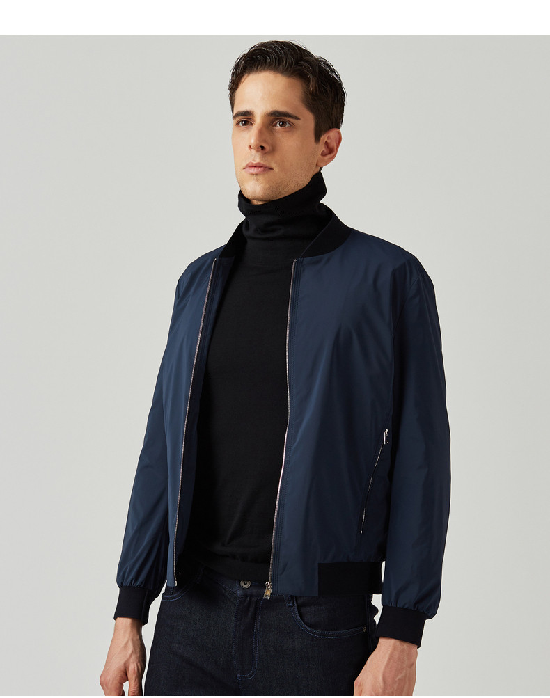 劲霸2021春装新款棒球领外外套男士夹克夹克