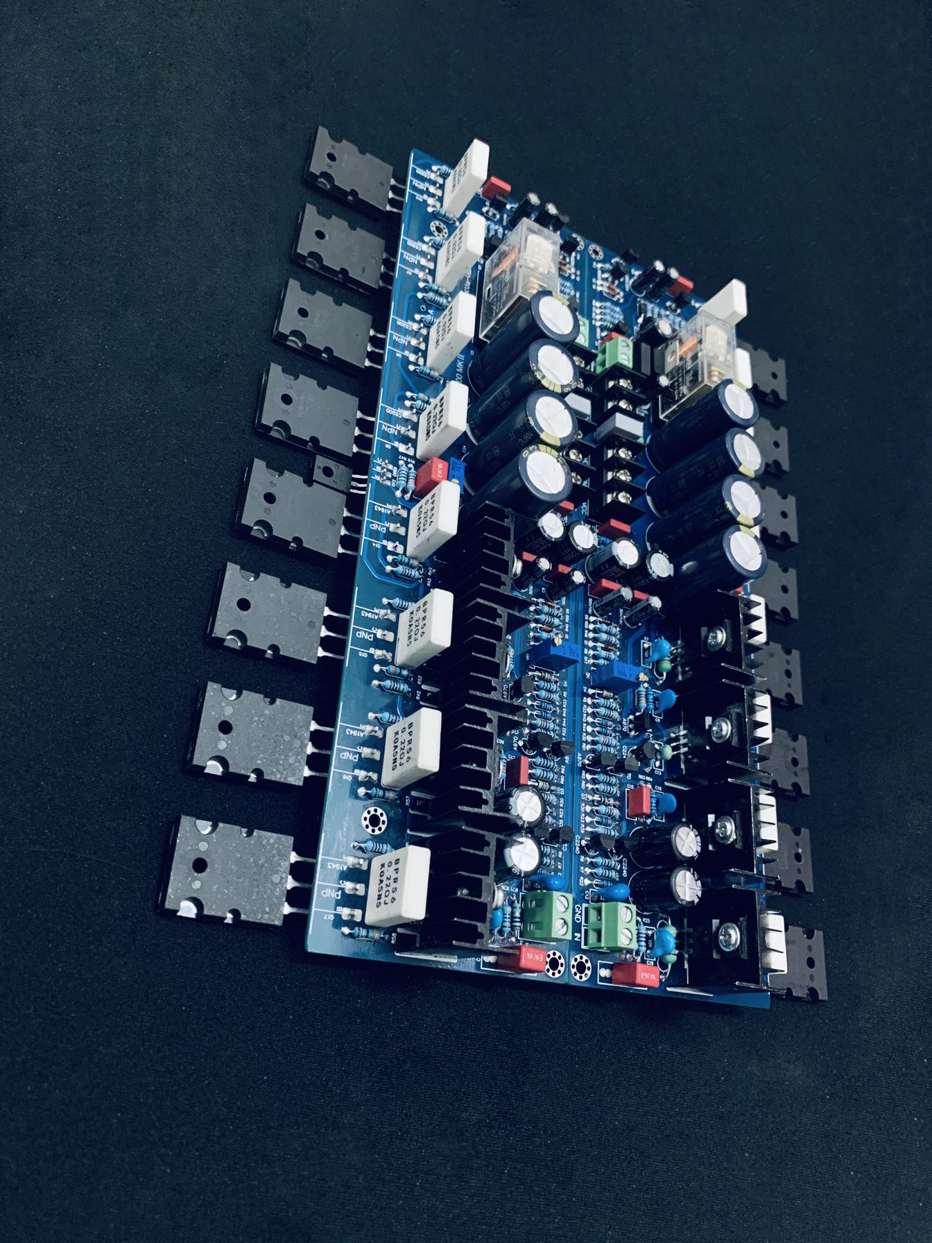 功放ksa100发烧hifi大功率可调甲类100w成品pcb电路板