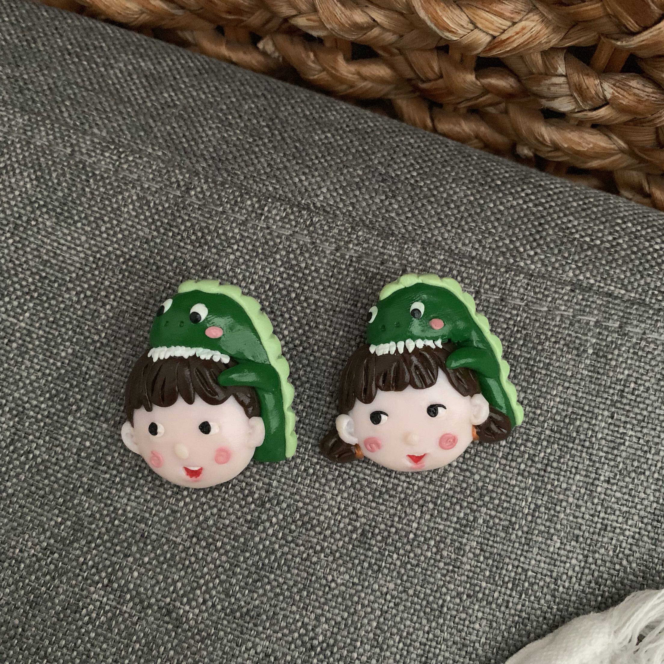 软陶胸针礼物结婚礼结婚情侣粘土石塑男生闺蜜软陶人偶