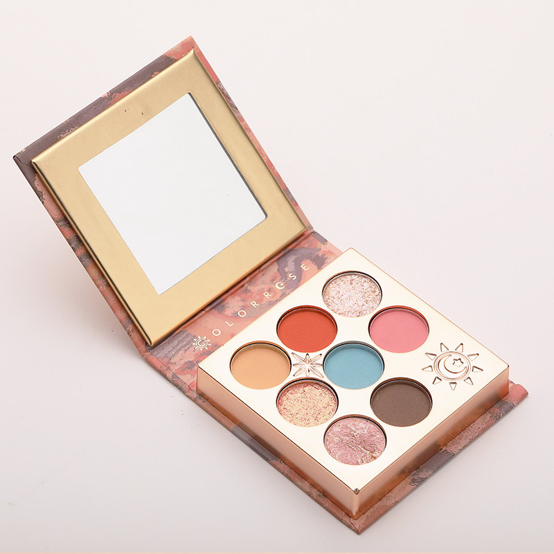顺丰包邮/colorrose 小众眼影盘ins超火闪粉珠光防水平价学生新品
