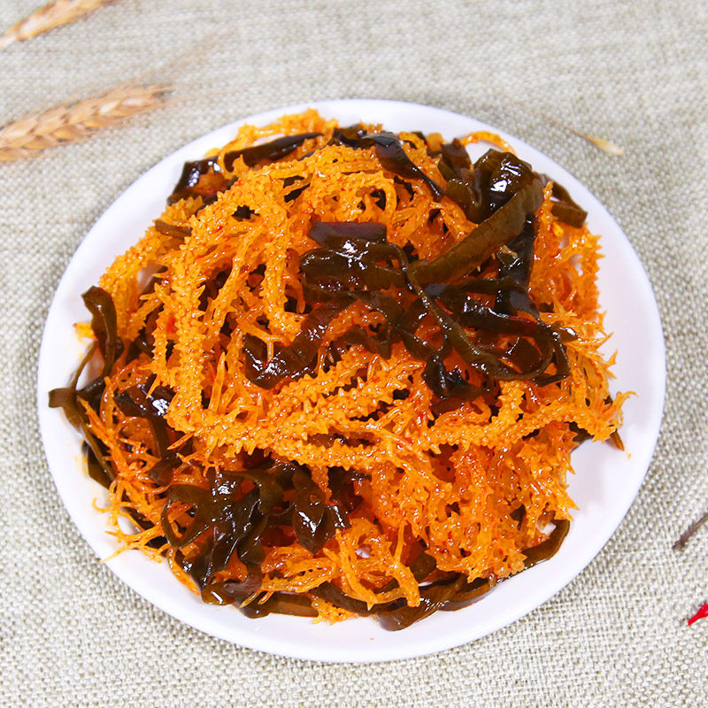 海带香辣海龙龙须菜咸菜开胃下饭饭菜丝海白菜酱菜