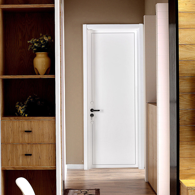 skf木门现代简约室内隔音实木复合烤漆套装全屋定制室内门