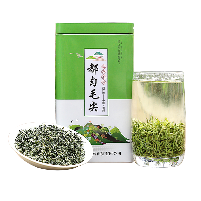 2020新茶贵州黔茶都匀毛尖茶叶特级嫩芽炒青其它绿茶