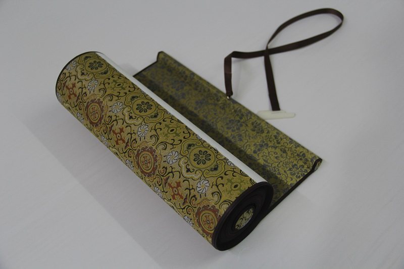 手卷孙过庭复古仿古字帖草书法名古书装裱定制书法