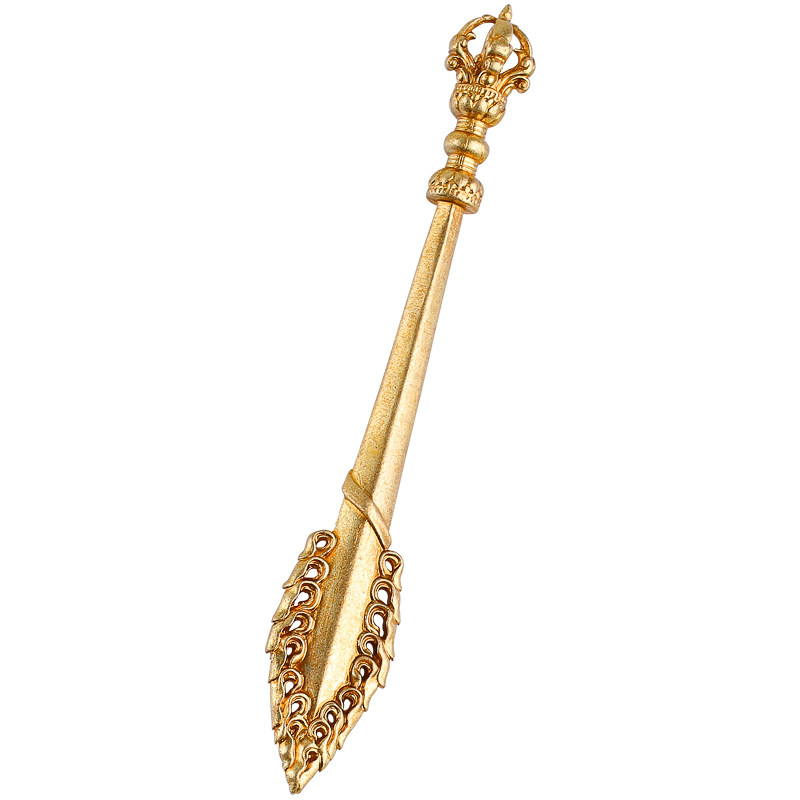 尼泊尔工艺纯铜文殊剑藏传佛教密宗法器菩萨宝剑金刚杵大号挂件坠
