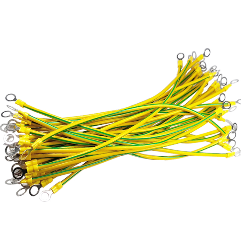 接地线光伏黄绿双色6平方桥架机房设备跨接接线单芯线