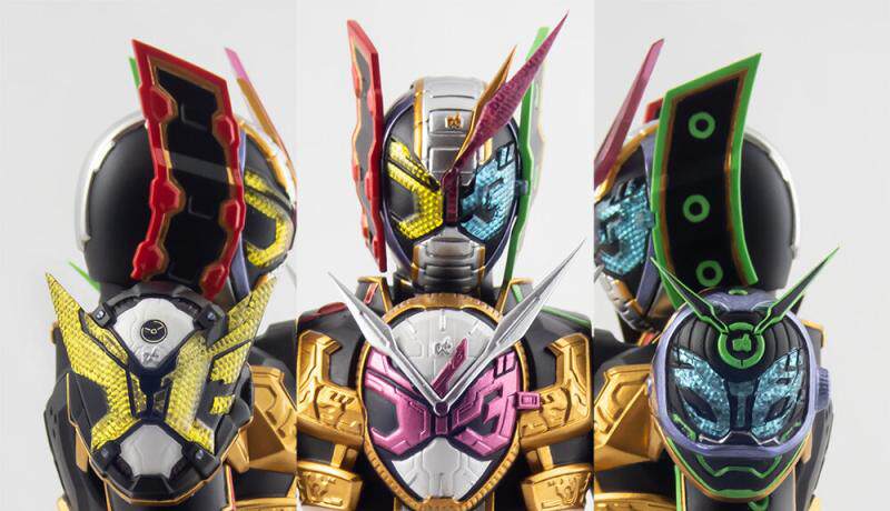 万代shf 假面骑士时王 zi-o 三阶 三位一体 trinity 日版 预定
