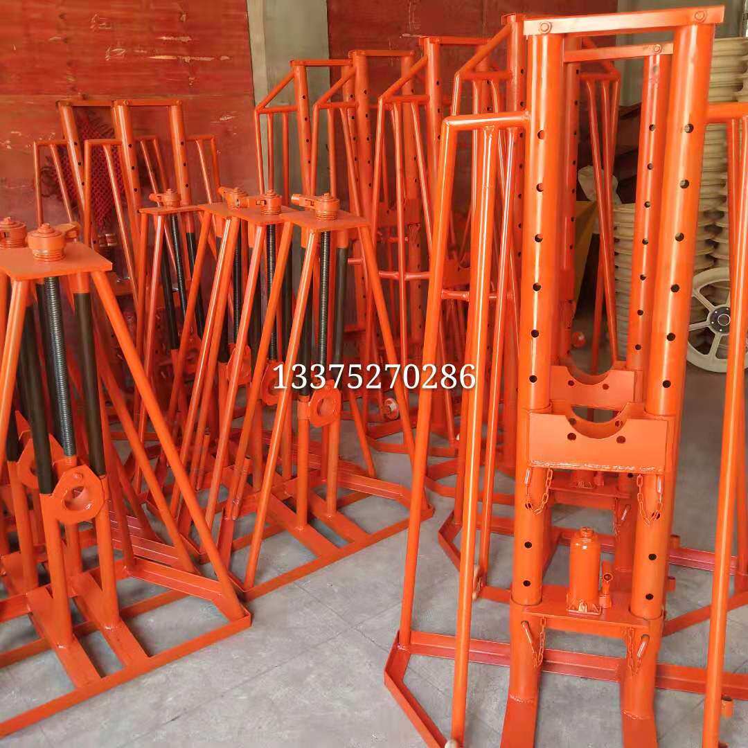 放线电缆2022新品卧式线盘液压架电架子撑架线缆工具